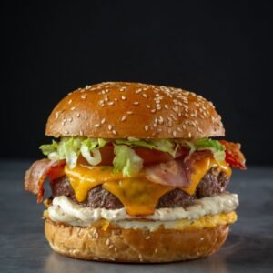 Chipotle Cheese Veg Burger