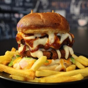 Crispy Cheese Veg Burger